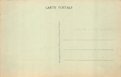 Château de Lagny — vue du château avec tours coniques — éditeur Angoulvent — Verso