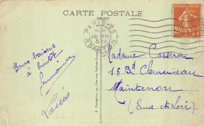 Paris — La Fontaine Médicis — Jardin du Luxembourg. A.P. 238 — पीछे