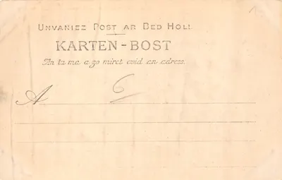 Huelgoat — Le Chaos du Ménage de la Vierge — éditeur Karten-Bost — पीछे
