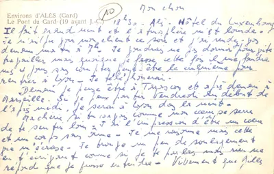 Pont du Gard — aqueduto romano sobre o Gard — Cimy — Verso