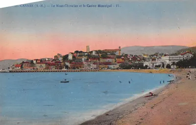 Cannes (A.M.) — Le Mont-Chevalier et le Casino Municipal — FL