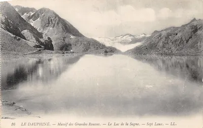 Le Dauphiné — Massif des Grandes Rousses — Le Lac de la Sagne — Sept Laux — LL. — N° 16