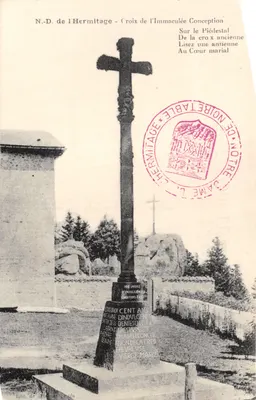 N.-D. de l'Hermitage — Croix de l'Immaculée Conception — Éditeur L. Hermitage