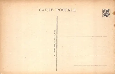 Pavilhão Nacional da Itália — Exposição Internacional de Artes Decorativas, Paris 1925 — editor A. Dapeghin, Paris-Tours — Verso