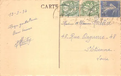 Cluny — Fragment restant du Portail de l'ancienne Abbaye — Éditeur : F. Lefebvre — पीछे