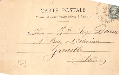 Mâcon - Vieux Saint-Vincent — éditeur Imp. et Pap. J.-A. Durand, rue du Pont, Mâcon — पीछे