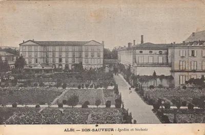 Albi — Bon-Sauveur : Jardin et Séchoir — éditeur impr. sur la carte