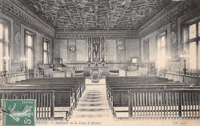 Bouen — Intérieur de la Cour d'Assises — ND Pirot