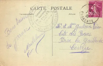 Jarnac — Château Laporte-Bisquit — Édition Lacomblez — पीछे
