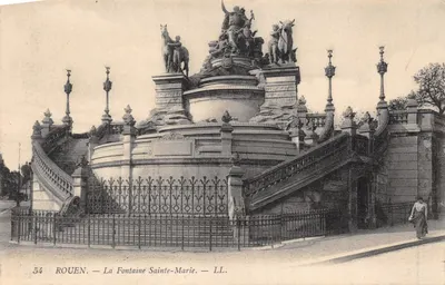 Rouen — La Fontaine Sainte-Marie — LL