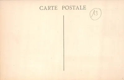 Marseille — La Cathédrale — Imprimé sur la carte — पीछे