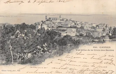 Cannes — Vue prise de la Croix des Gardes — Edition Giletta, phot. Nice, n° 420