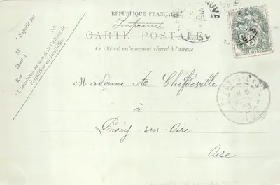 Beauvais — La Tour Boileau — editor Chefesulle, n° 55 — Verso