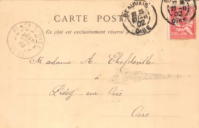 PARIS — A Capela Santa — Coleções ND. Paot. n°109 — Verso