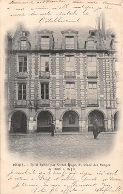 Paris — Hôtel habité par Victor Hugo, 6, Place des Vosges — éditeur inconnu