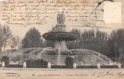Aix-en-Provence — Fontaine Monumentale — Germanet, édit