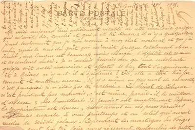 Colmar — A Catedral de São Martinho — editor impressão na carta, n.º 8 — Verso