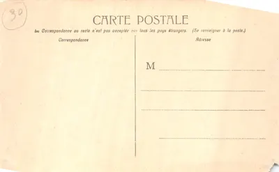 Nîmes - Monumento de Alphonse Daudet no pátio de la Couronne — editor Maison Universelle, Nouvelles Galeries, Nîmes, n°23 — Verso