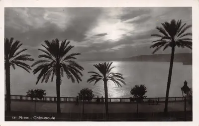Nice — Crépuscule — J. Gilletta & Cie, Édit.-Phot - NICE, n° 131