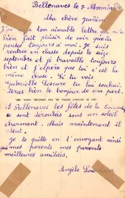 Gannat — Portail Sud de l'Église Ste-Croix — LL — पीछे
