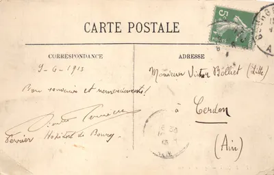 Bourg — Square Lalande — LL, éditeur LL, n° 27 — पीछे