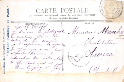 Lyon — La Préfecture — éditeur TAERCK Sr. PARIS — पीछे