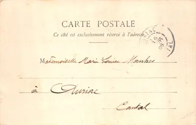 Église et Clocher de Saint-Géraud, à Aurillac — éditeur Le Cantal illustré, photographie de Casaudit, Aurillac — पीछे