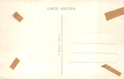 Avermes - La Chapelle — éditeur G. Tribaut - Moullins — पीछे