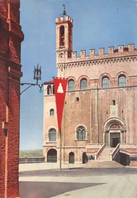 Gubbio — Palais des Consuls — éditeur RICORDI Officine Grafiche S.p.A. Milano
