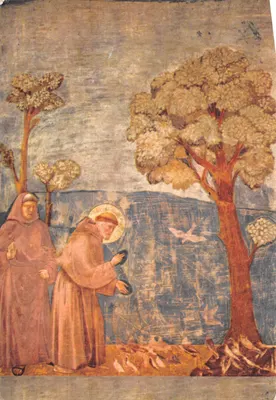 Assise — Saint François prêche aux oiseaux — RICORDI Officine Grafiche S.p.A. Milano