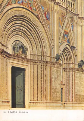 Orvieto — façade de la Cattedrale — éditeur Ricordi S.p.A. n°35