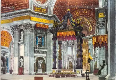 Basilique Saint-Pierre — Intérieur — éditeur FOTOCOLOR KODAK TERNI n°282