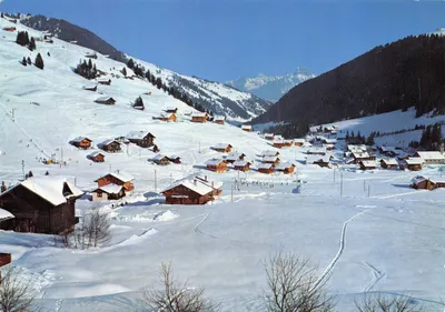 Morgins, Valais — station en hiver — édition Datbelley n°19201