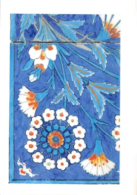 Détail de carreau d'Îznik — Mausolée de Hürrem Sultan — Éditeur Refioğlu Publications