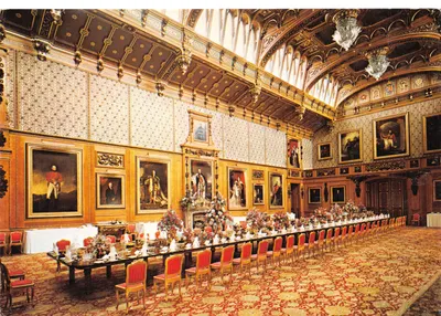 Windsor Castle — The Waterloo Chamber — Pitkin Pictorial Postcards