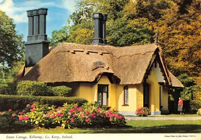 Estate Cottage, Killarney, Co. Kerry, Ireland — photographie couleur par John Hinde, F.R.P.S. — n° 2/280