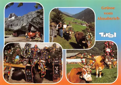 Almabtrieb — tradition alpine — éditeur Alpina Tirol