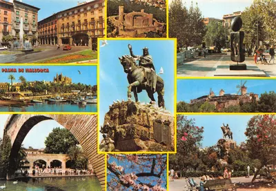 Palma de Mallorca — collage de monuments et paysages — COFIBA Distribuciones, S.A. n° 328