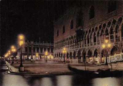 Place des Schiavoni — vue nocturne — S.A.R. Ed. G.C. (n°134) — festival de Lyon 1967