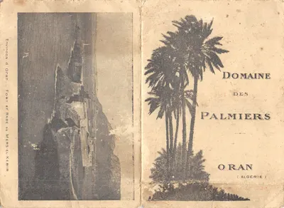 Domaine des Palmiers — Fort et Rade de Mers-el-Kébir — éditeur Domaine des Palmiers, Orlan (Algérie)