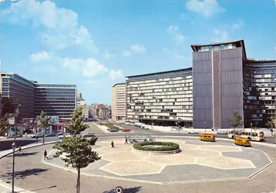 Bruxelles — Place Schuman, complexe de la Communauté Européenne — Edit. Thill, S.A., Bruxelles