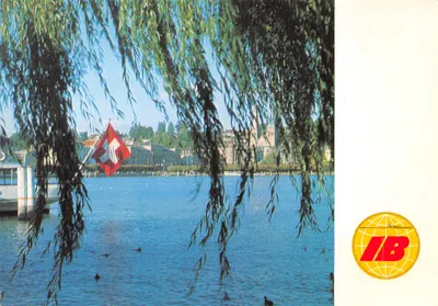 Lac Léman — vue depuis les saules — éditeur IB