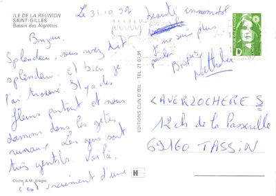 Chutes d'eau — Bassin des Aigrettes — Éditions Clin d'Œil — 뒷면