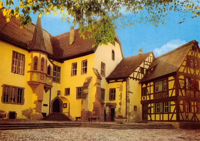 Tauberbischofsheim — Kurmainzisches Schloss (château de la région de Mainz) — éditeur : Verlag u. Verlag Schöning & Co + Gebrüder Schmidt, Lübeck