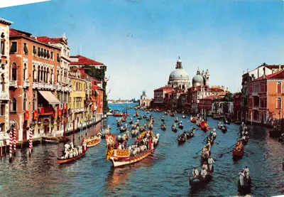 Regata Storica sur le Grand Canal — Vénétie — Éditeur P. Marzari S.r.l. - Schio