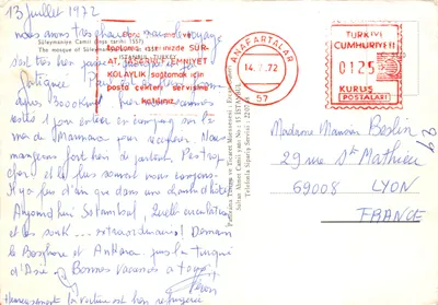 Sultanahmet — Mosquée de Süleymaniye — éditeur ANAFARTALAR — पीछे