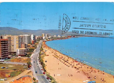 Costa del Azahar — plage et ville côtière — éditeur Viking, N.º CS. 6542