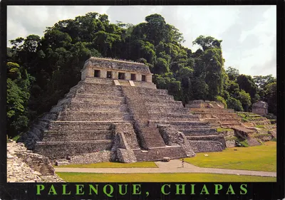 Temple des Inscriptions — Palenque, Chiapas — éditeur TARJETA PO "VISTACOLC"