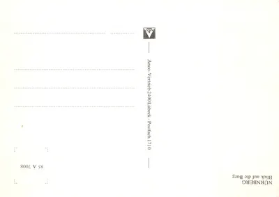 Nürnberg — vue aérienne de la Burg — éditeur Anco-Vertrieb 2400 Lübeck — पीछे