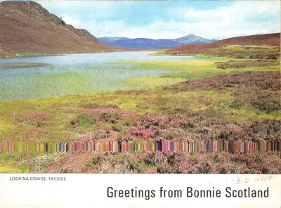 Scène de danse écossaise — Highland — éditeur A JARROLD LETTERCARD IN COLOUR — पीछे